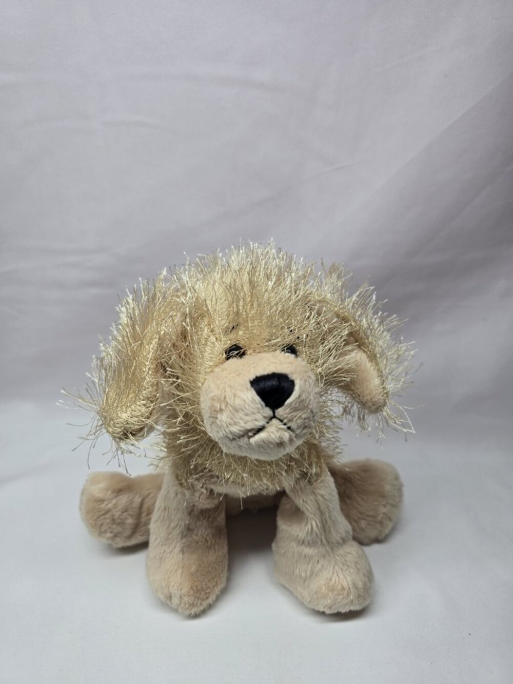 GANZ WEBKINZ Golden Retriever Dog HM010- No Code- Retired Stuffed Animal Toy